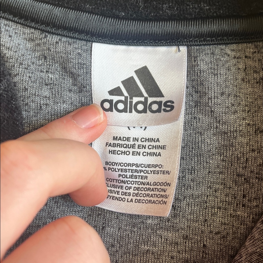 Adidas Black and White Track Jacket - Picture 4 of 5